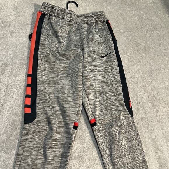 Nike Dri-Fit Therma Elite Sweatpants Youth XL Grey Performance Pants - Picture 2 of 12